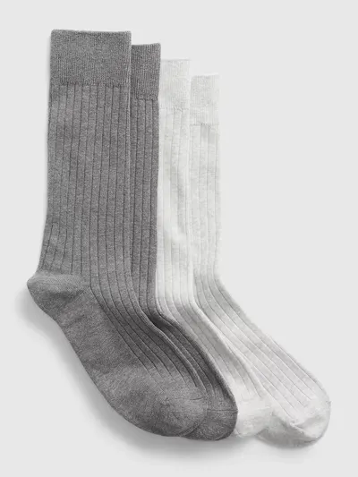Dress Socks (2-Pack) - Grey