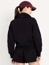 Dynamic Fleece Half-Zip Sweatshirt - Black Jack — view 2