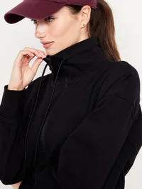 Dynamic Fleece Half-Zip Sweatshirt - Black Jack — view 4