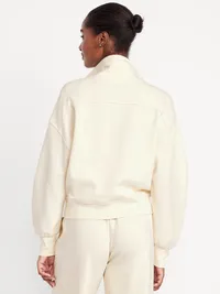 Dynamic Fleece Half-Zip Sweatshirt - Howlite — view 2