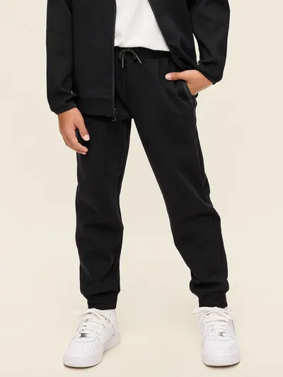 Dynamic Fleece Jogger Sweatpants for Boys - Black Jack