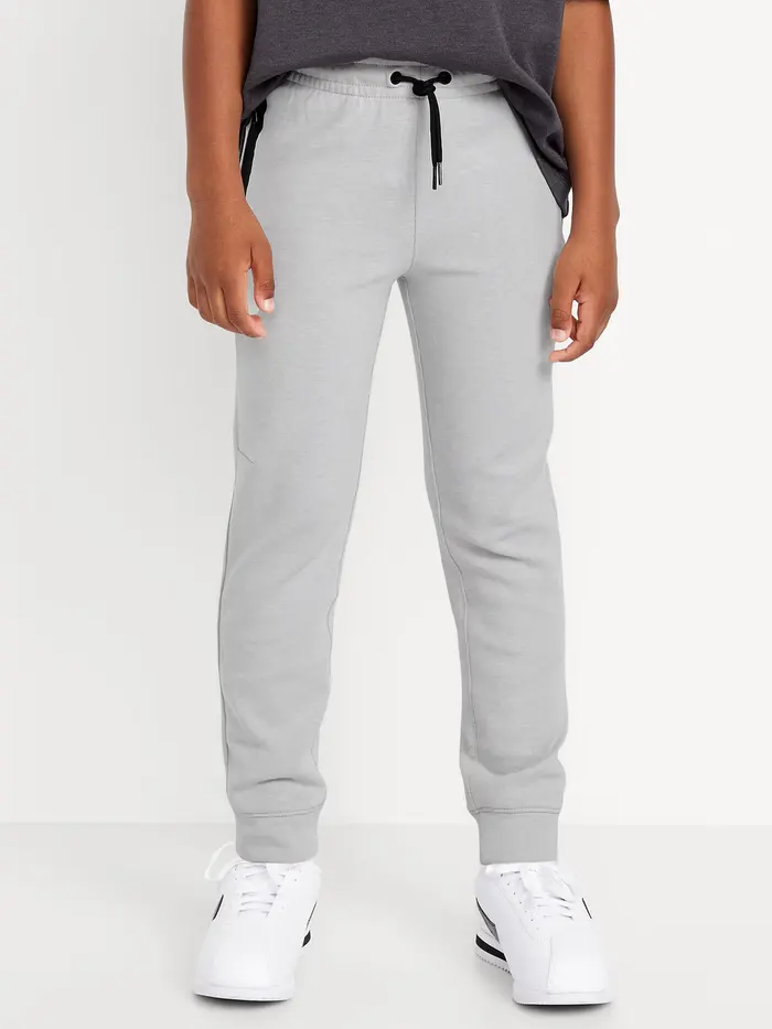 Dynamic Fleece Jogger Sweatpants for Boys - Light Heather Gray