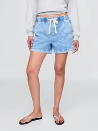 Easy Denim Shorts - Light indigo — view 2