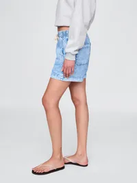 Easy Denim Shorts - Light indigo — view 3
