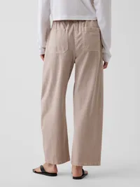 Easy Double-Knee Barrel Pants - Wicker tan — view 4