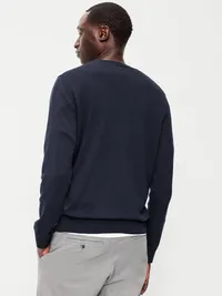 Essential Crew-Neck Sweater - In the Navy — view 2