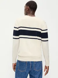 Essential Crew-Neck Sweater - White Heather — view 2
