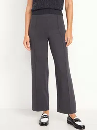 Extra High-Waisted Stevie Straight Pants - Original Gray — view 2