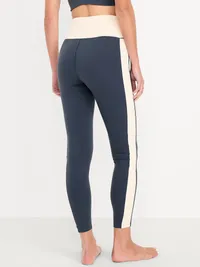 Extra High-Waisted StudioSmooth 7/8 Leggings - Navy Blue Combo — view 2