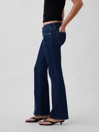 Extra Low Rise Long & Lean Jeans - Dark wash — view 3