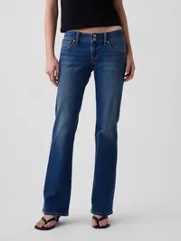 Extra Low Rise Long & Lean Jeans - Medium wash — view 2