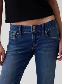 Extra Low Rise Long & Lean Jeans - Medium wash — view 5