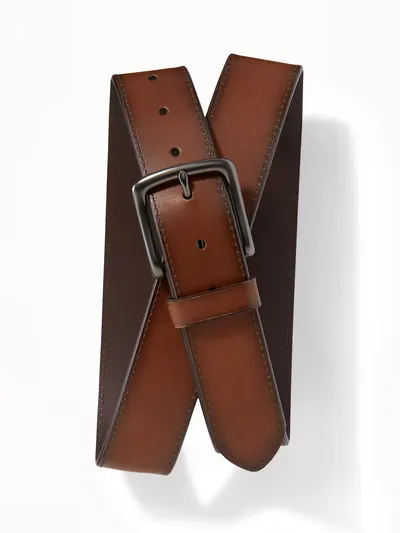 Faux-Leather Belt - Brown Tint