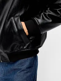 Faux-Leather Jacket - Black Jack — view 5
