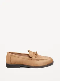Faux-Leather Loafer - Dark Sand — view 4