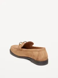 Faux-Leather Loafer - Dark Sand — view 5