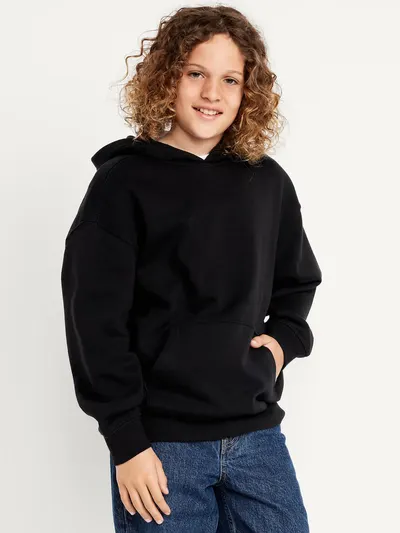 Favorite Fleece Oversized Pullover Hoodie for Boys - BlackJack