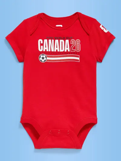 FIFA World Cup 26™ Canada Graphic Bodysuit for Baby - Canada