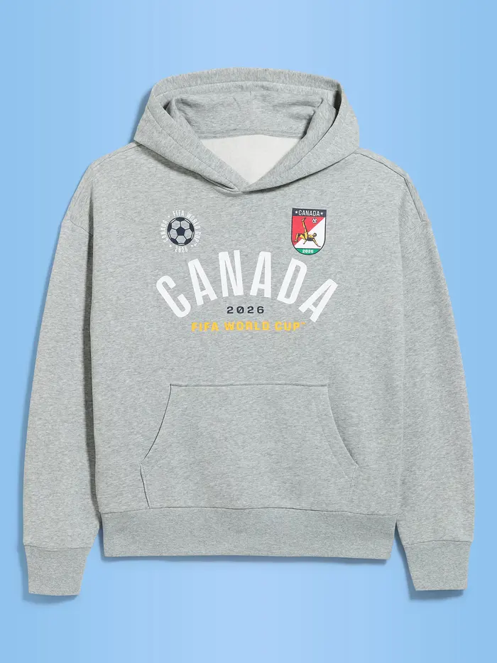 FIFA World Cup 26™ Canada Oversized Pullover Hoodie for Men - Canada