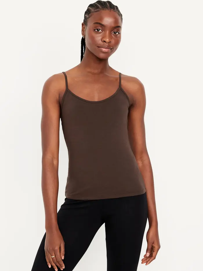 First-Layer Cami Tank Top - French Roast