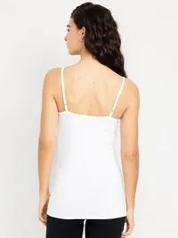 First-Layer Cami Tunic Tank Top - Calla Lily White — view 2