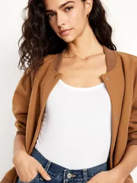 First-Layer Scoop-Neck Tank Top - Calla Lily White — view 3
