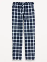 Flannel Pajama Pants - Blue Shadow Plaid — view 3