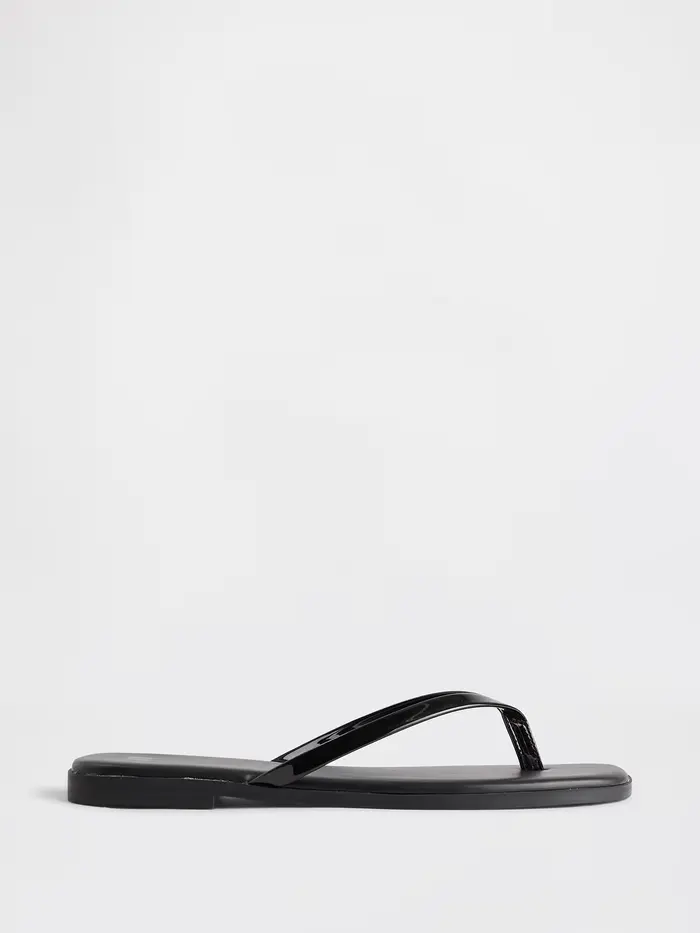 Flip Flop Sandals - Black