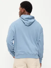 French Terry Pullover Hoodie - Abyss Blue — view 2