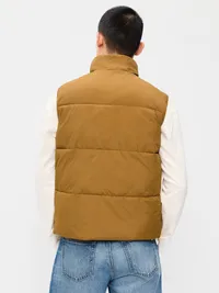 Frost-Free Water-Resistant Puffer Vest - Bourbon — view 2