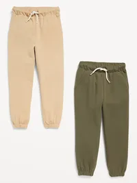 Functional Drawstring Jogger Sweatpants 2-Pack for Toddler Boys - Shore Enough — view 2
