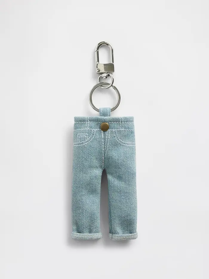 Gap Jeans Bag Charm - Medium wash