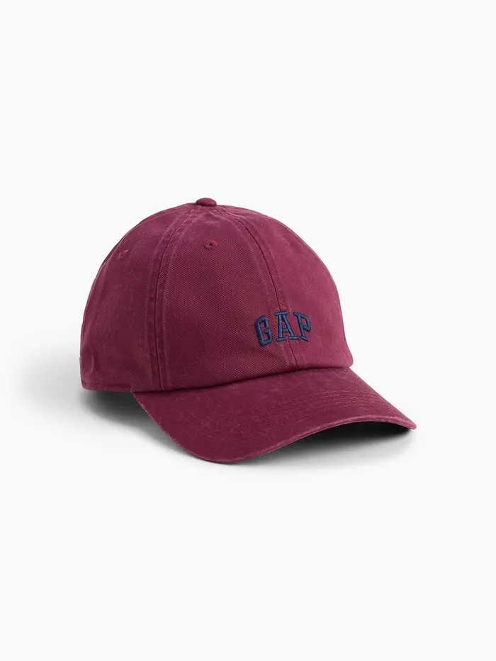 Gap Logo Baseball Hat - Tuscan red