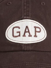 Gap Logo Denim Baseball Hat - Terra brown — view 2