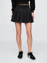 GapFit Pleated Exercise Skort - True black — view 2