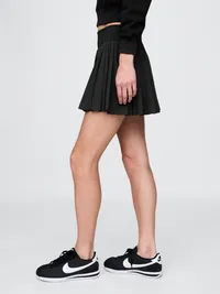 GapFit Pleated Exercise Skort - True black — view 3