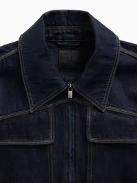 GapStudio Double-Pocket Denim Jacket - Dark denim — view 5