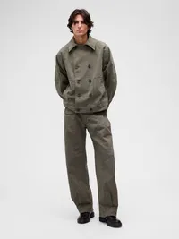 GapStudio Herringbone Peacoat - Surplus green — view 3
