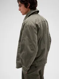 GapStudio Herringbone Peacoat - Surplus green — view 5