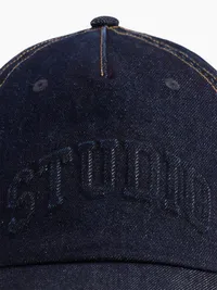 GapStudio Logo Baseball Hat - Dark denim — view 3