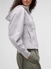 GapStudio Structured Zip Hoodie - Heather grey — view 4