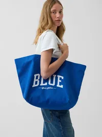 Get Blue Canvas Tote Bag - Medium wash — view 2