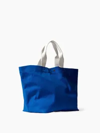 Get Blue Canvas Tote Bag - Medium wash — view 3
