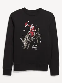 Graphic Crew-Neck Sweatshirt - Black Jack — view 4