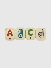 Hand Sign Alphabet Language Learning Set - Multi — view 2