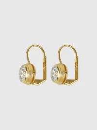 HART Bezel Drop Earrings - Gold — view 2