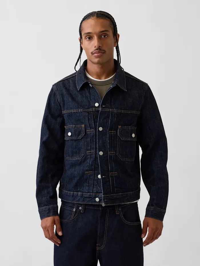 Heavyweight Denim Jacket - DARK RINSE