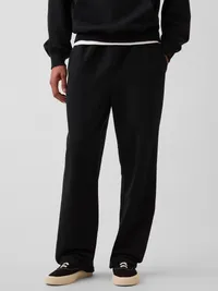 Heavyweight Relaxed Sweatpants - True black — view 2