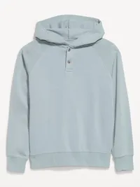 Henley Pullover Hoodie - CROSSROADS — view 4