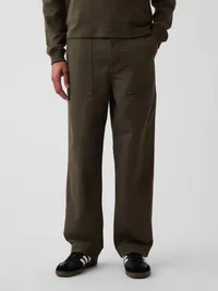 Herringbone '90s Loose Pants - BAMBOO — view 2
